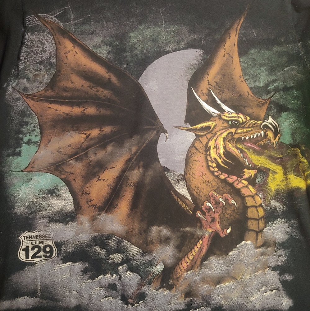 Vintage Harley Davidson dragon shirt